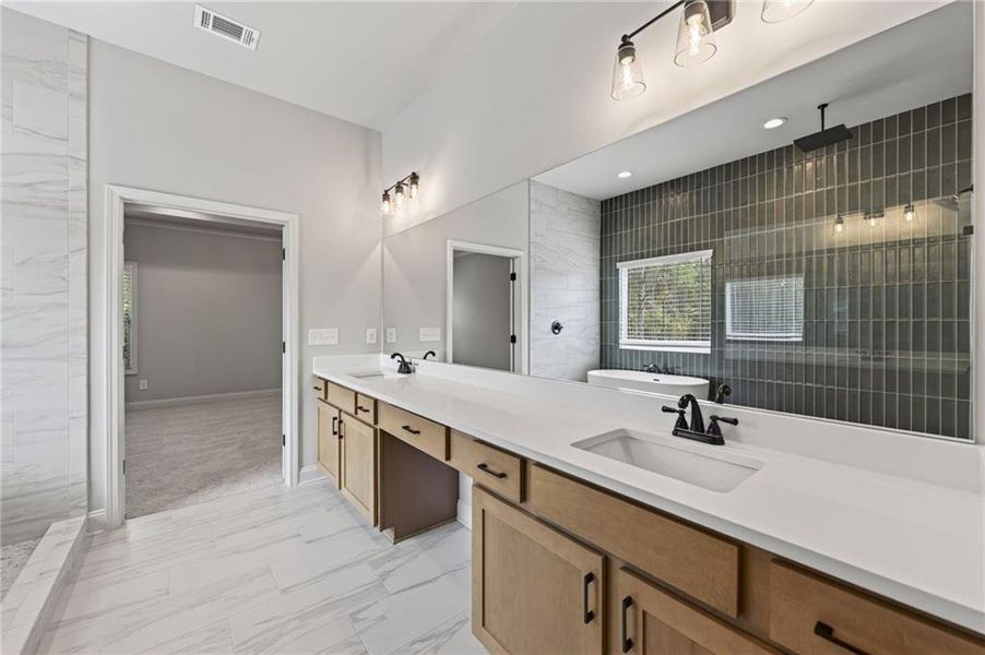Furnished interior view inside a new home in , Loganville (Image 19).