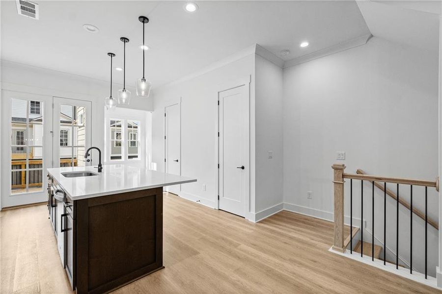 Furnished interior view inside a new home in , Kennesaw (Image 11).