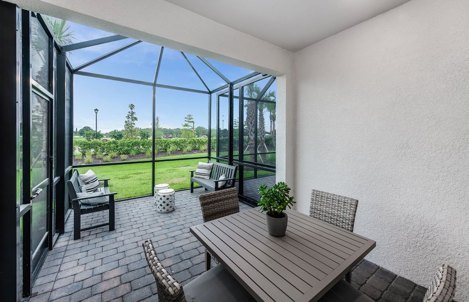 Screened-in lanai, outdoor space for you to enjoy Screened-in lanai, outdoor space for you to enjoy