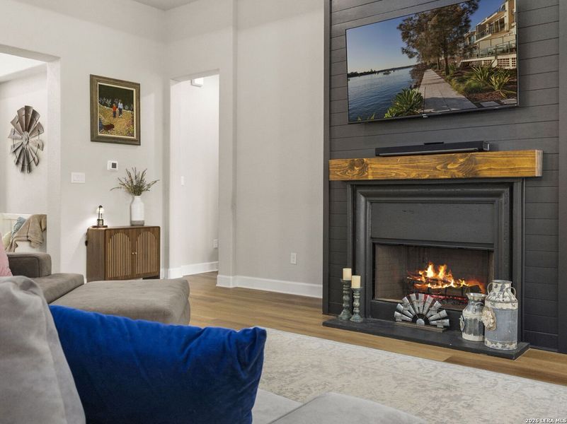 Furnished interior view inside a new home in Potranco Acres, Castroville (Image 18).