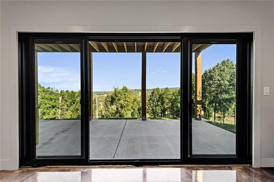 Exterior details and patio area of a home in , Morganton (Image 31).