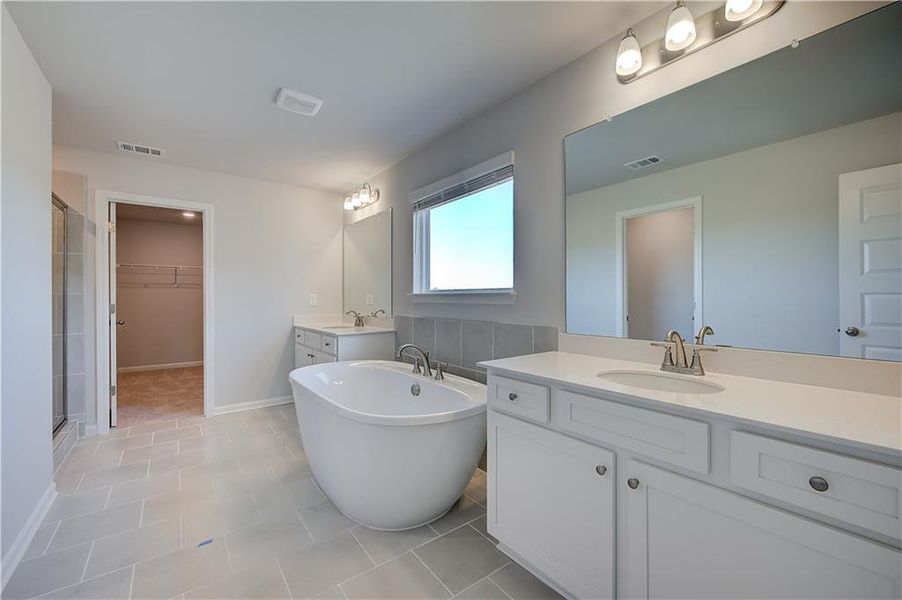 Furnished interior view inside a new home in Grandview at Millers Mill, Stockbridge (Image 11).