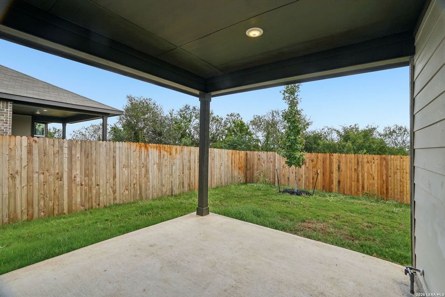 Exterior details and patio area of a home in Carmel Ranch, Schertz (Image 21). Exterior details and patio area of a home in Carmel Ranch, Schertz (Image 21).