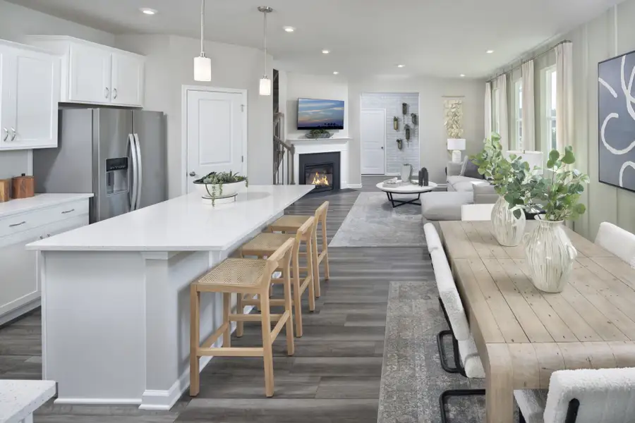 Briana Model Kitchen and Gathering Room