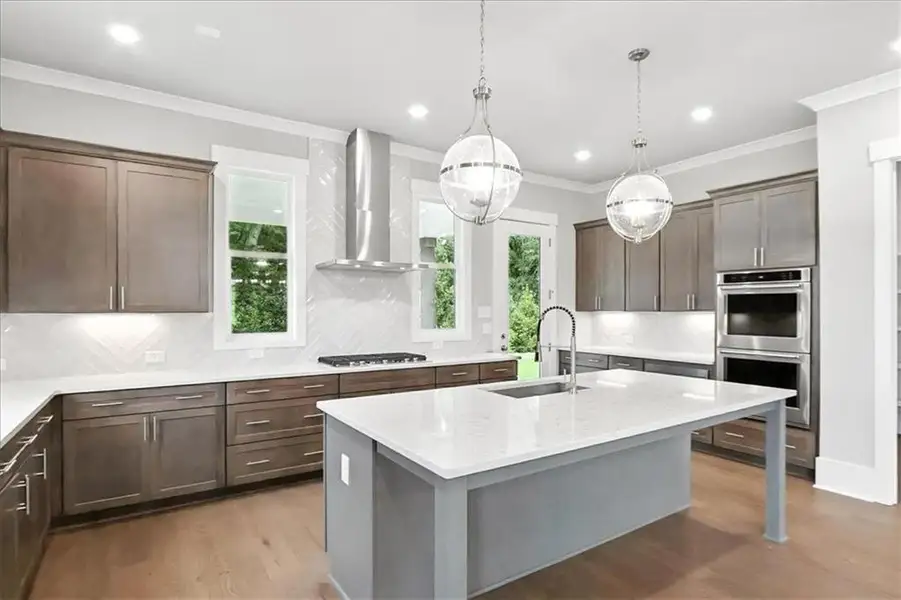 Furnished interior view inside a new home in Old Town Estates, Dacula (Image 16).
