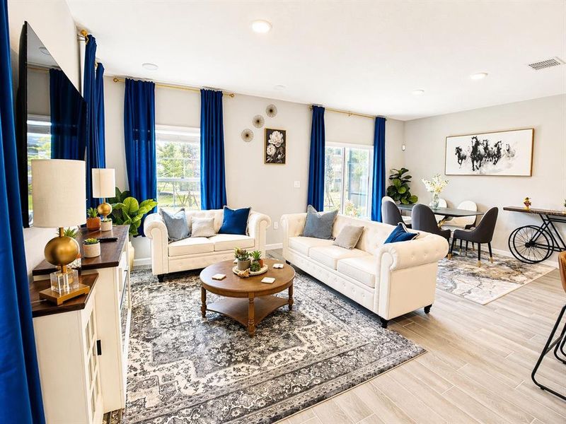 Furnished interior view inside a new home in , St. Cloud (Image 11).