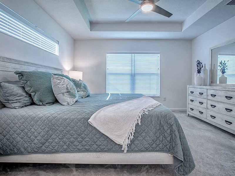 Furnished interior view inside a new home in , The Villages (Image 19).