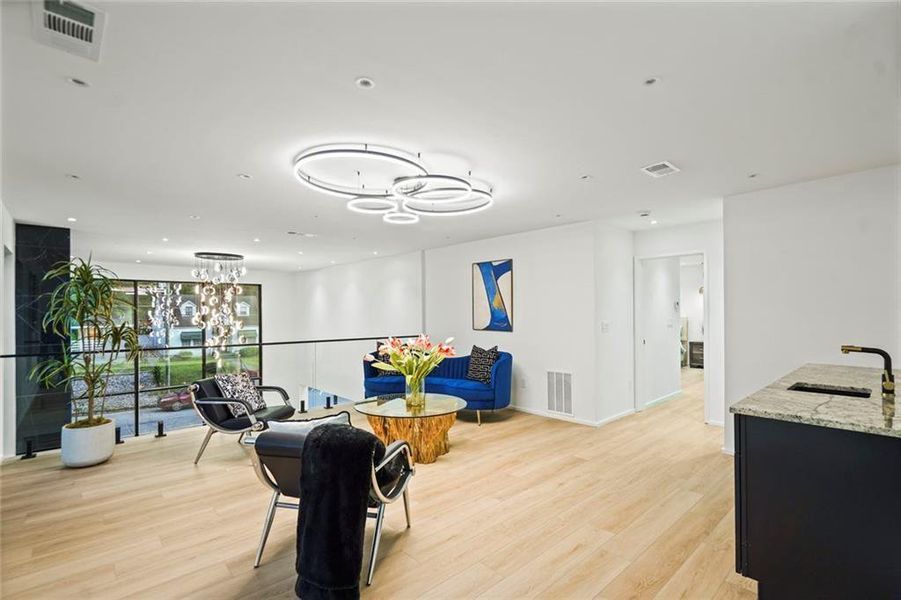 Furnished interior view inside a new home in , Atlanta (Image 37).