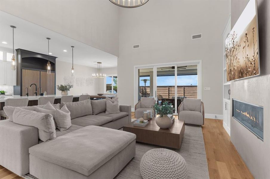 Great open floor plan Great open floor plan