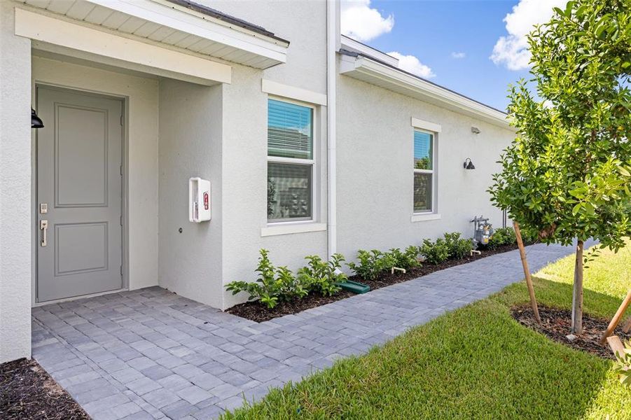 Exterior details and patio area of a home in Calusa Country Club, Lakewood Ranch (Image 25).