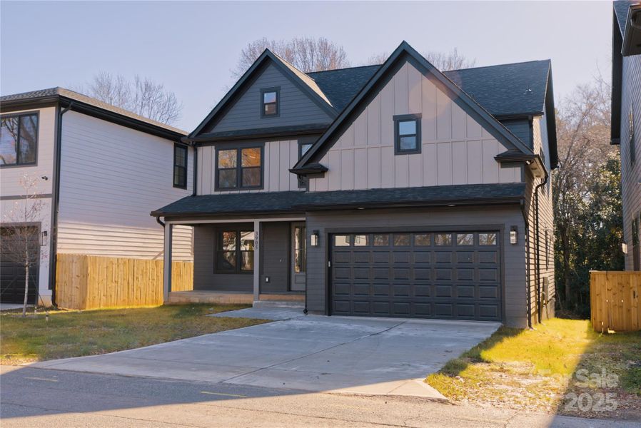 Front exterior of a new home in , Charlotte, NC, highlighting curb appeal (Image 16).