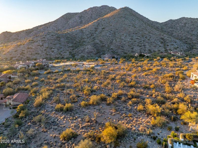 Aerial to the northwest