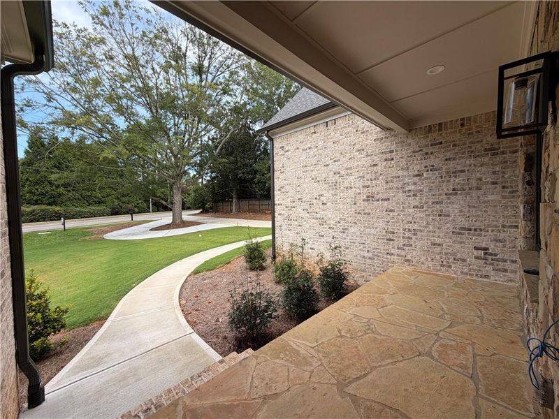 Exterior details and patio area of a home in , Marietta (Image 32).