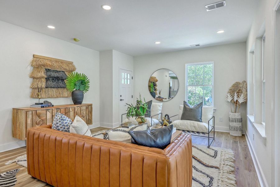 Furnished interior view inside a new home in , Charleston (Image 5).