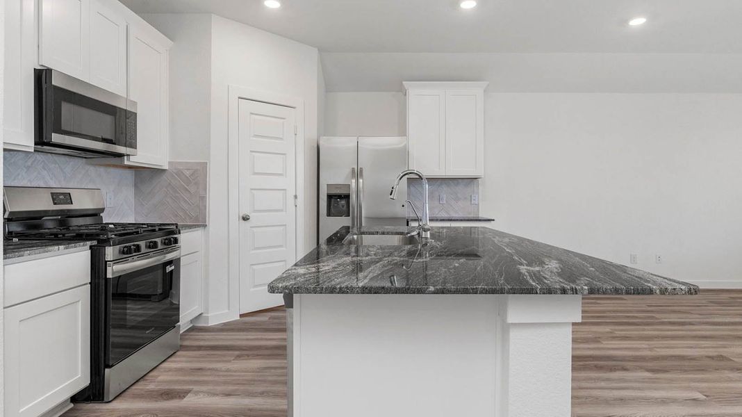 Representative furnished interior of a home built from the Justin by D.R. Horton in Lago Mar, Texas City (Image 6). Representative furnished interior of a home built from the Justin by D.R. Horton in Lago Mar, Texas City (Image 6).
