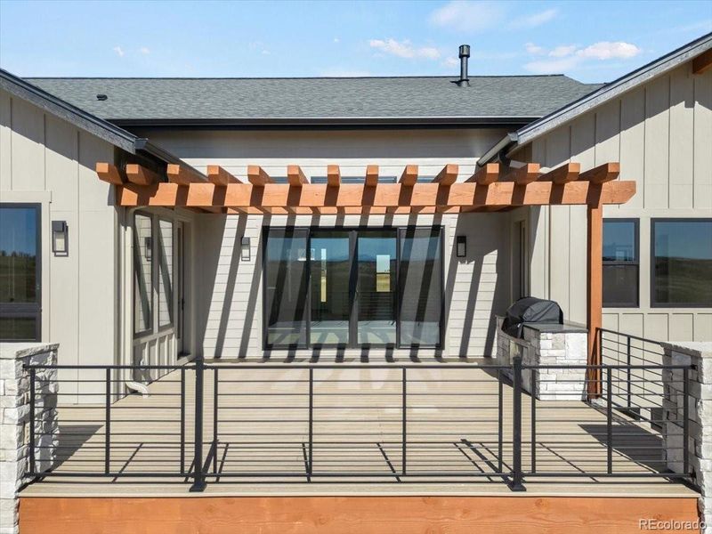 Exterior details and patio area of a home in , Parker (Image 1). Exterior details and patio area of a home in , Parker (Image 1).