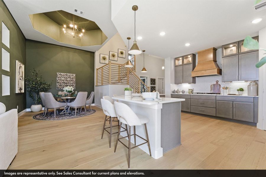 Furnished interior view inside a new home in Bay Creek, Baytown (Image 27).
