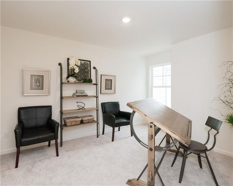 Furnished interior view inside a new home in Old Salem Crossing, Conyers (Image 6).