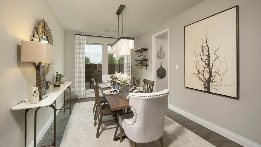 Furnished interior view inside a new home in North Sky, Celina (Image 21).
