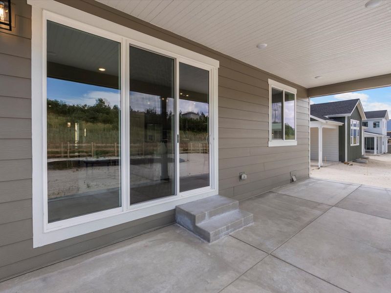Representative furnished interior of a home built from the Reese by Lokal Homes in Jackson Creek, Monument (Image 18).
