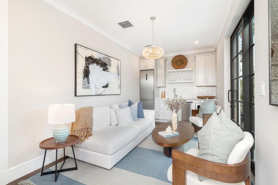 Furnished interior view inside a new home in , West Palm Beach (Image 7).