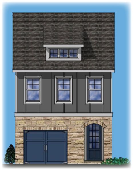 Representative rendering of the exterior for the Mercer by Rocklyn Homes (Image 10). Representative rendering of the exterior for the Mercer by Rocklyn Homes (Image 10).