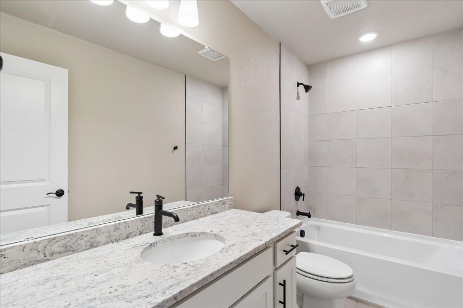 Furnished interior view inside a new home in Aspen Meadows-4, Colorado Springs (Image 14).