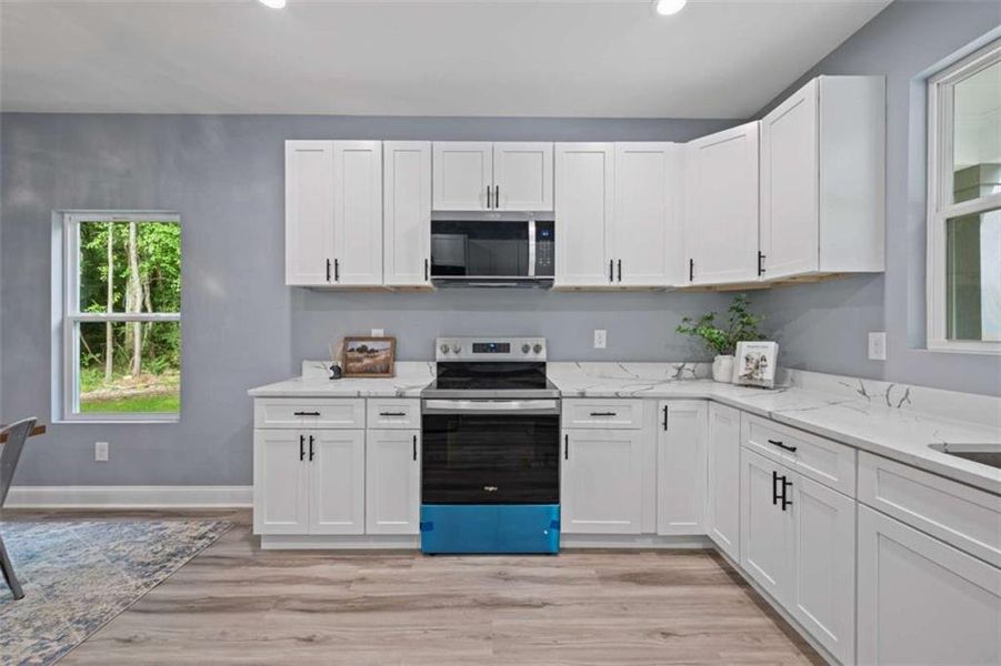 Furnished interior view inside a new home in , Commerce (Image 7).