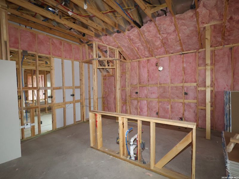 In-progress construction of a new home in Winding Brook, San Antonio, TX (Image 31).