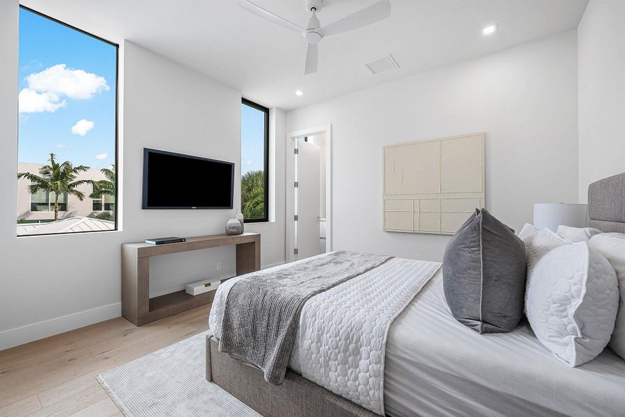 Furnished interior view inside a new home in , Delray Beach (Image 34).