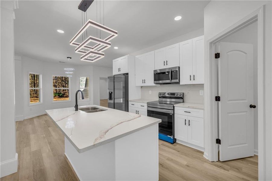 Furnished interior view inside a new home in , Covington (Image 6).