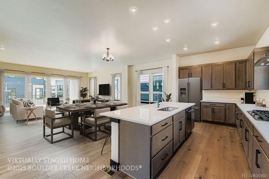 Furnished interior view inside a new home in Baseline, Broomfield (Image 19).