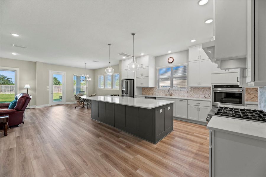 Furnished interior view inside a new home in , Katy (Image 37).