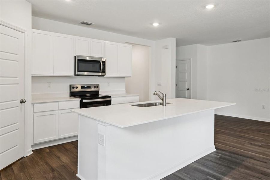 Furnished interior view inside a new home in Hamilton Bluff, Haines City (Image 13).