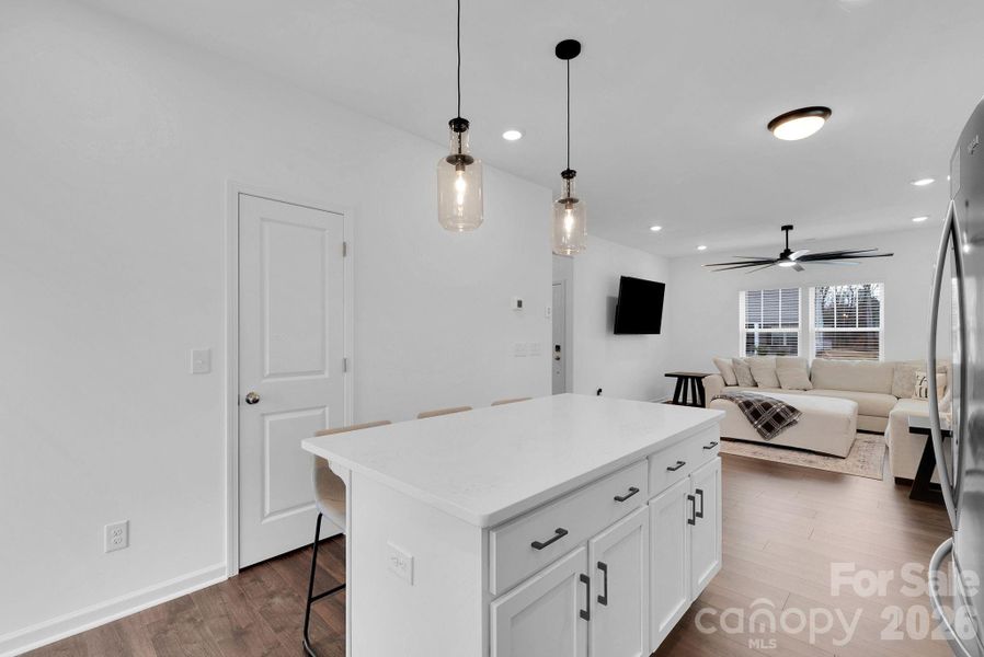 Furnished interior view inside a new home in , Wingate (Image 22).