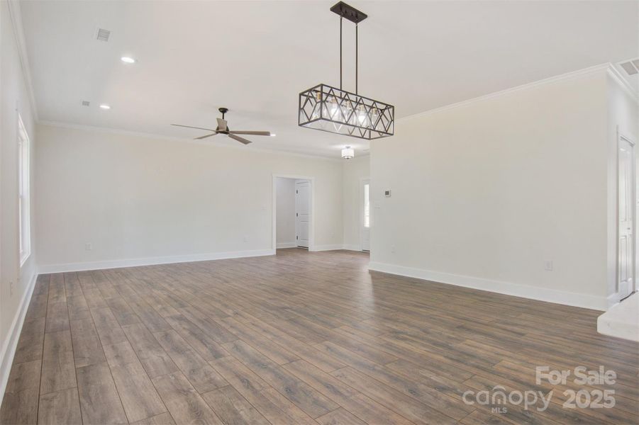 Spacious, unfurnished interior of a new home in , Hickory (Image 17).
