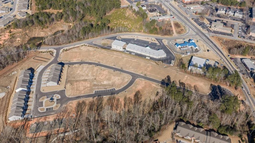 Site preparation for new homesites in Hughes Court, Dawsonville (Image 29).