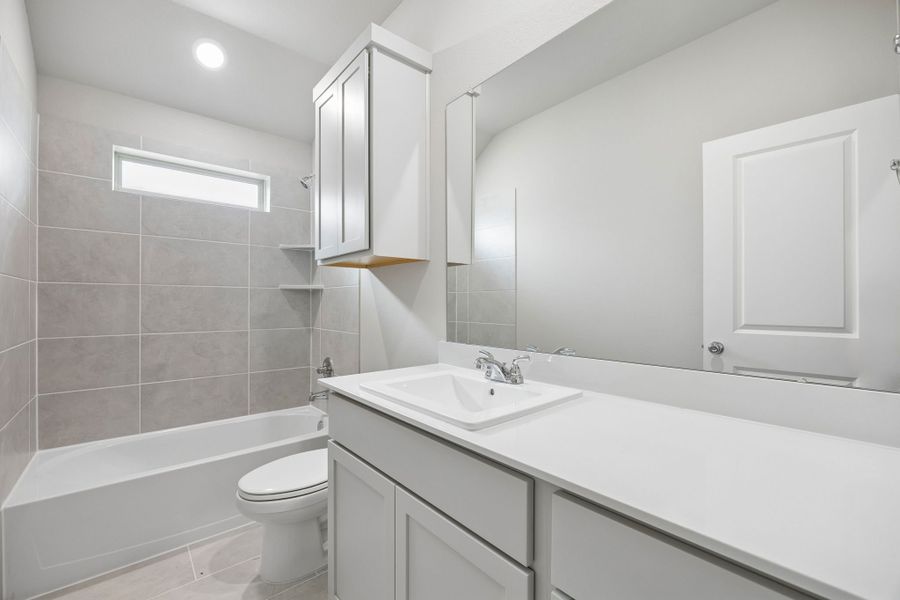Furnished interior view inside a new home in Riviera Pines, Huffman (Image 11).