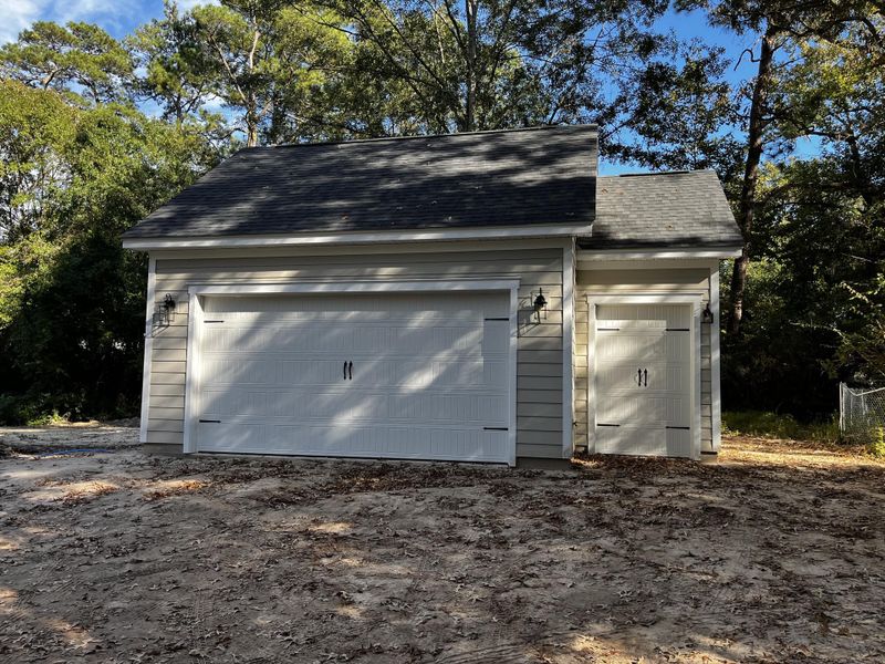 Exterior details and patio area of a home in Dorchester County Homes, Summerville (Image 3). Exterior details and patio area of a home in Dorchester County Homes, Summerville (Image 3).