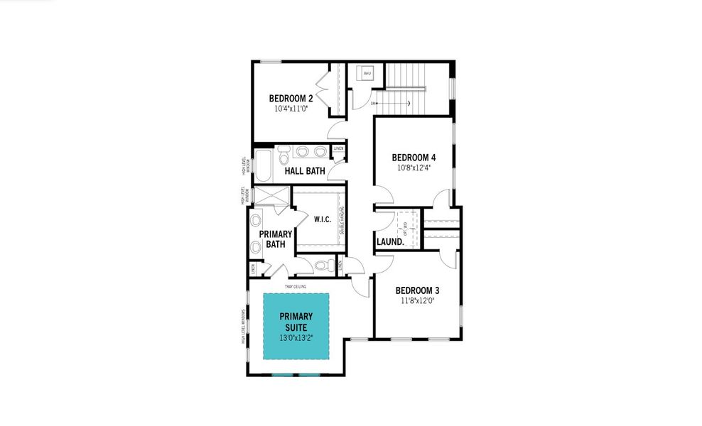 2D floor plan layout of this home in Celebration, Celebration, FL (Image 5).