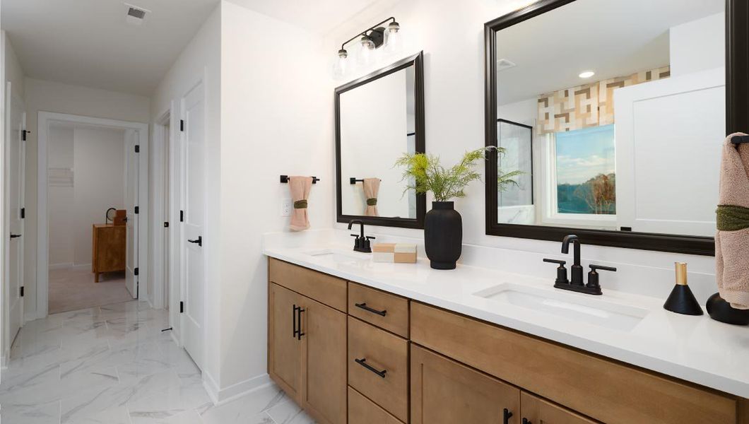 Furnished interior view inside a new home in Westport, York (Image 29).