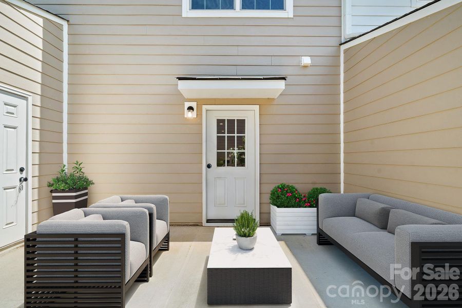 Exterior details and patio area of a home in , Concord (Image 27).