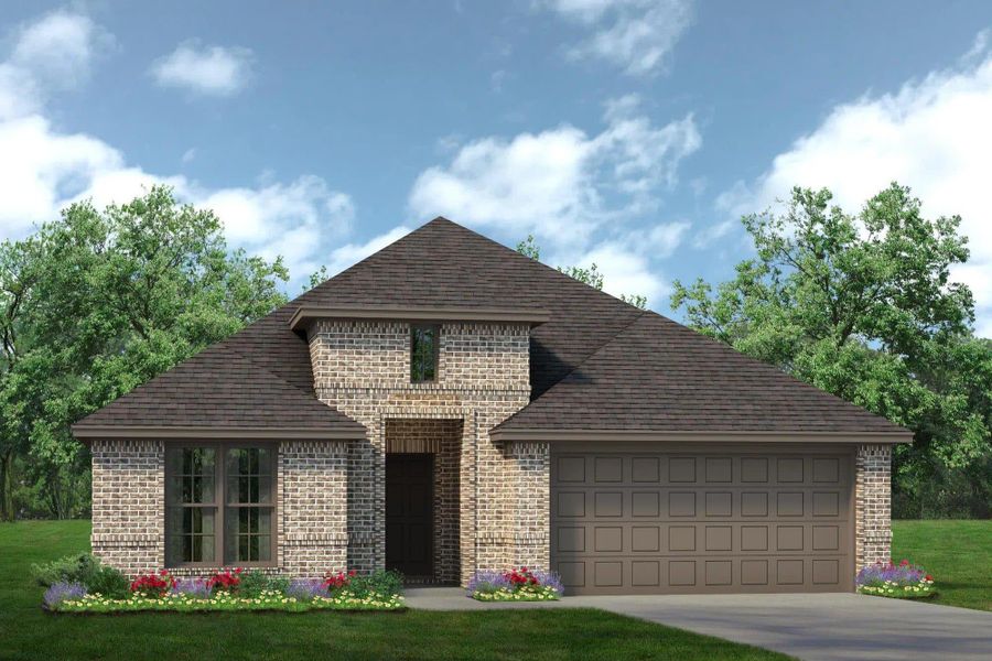 Elevation B | Concept 2186 at Chisholm Hills in Cleburne, TX by Landsea Homes