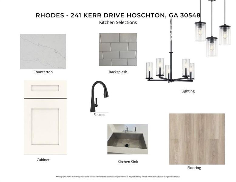 Sample of building materials used in homes in Twin Lakes, Hoschton (Image 3).