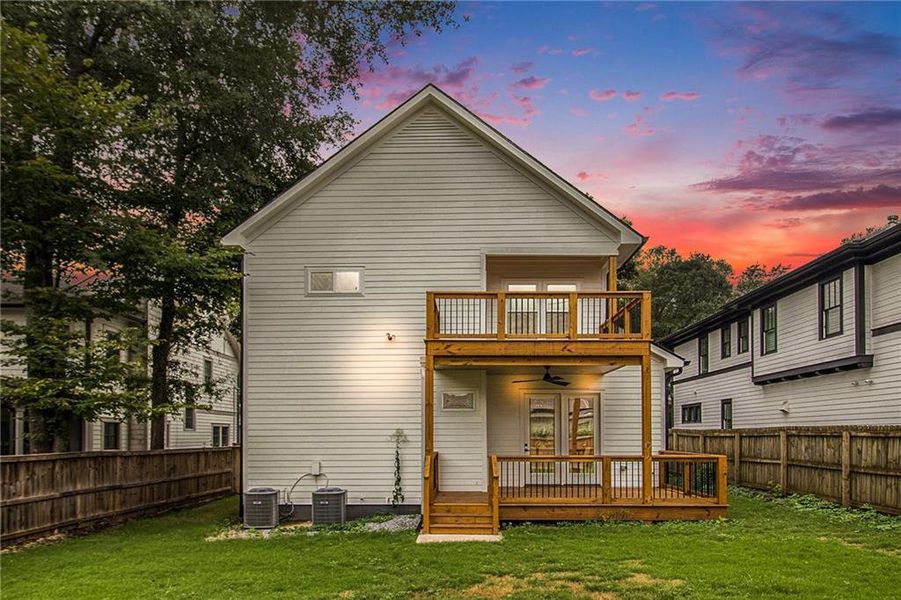 Front exterior of a new home in , Atlanta, GA, highlighting curb appeal (Image 33). Front exterior of a new home in , Atlanta, GA, highlighting curb appeal (Image 33).