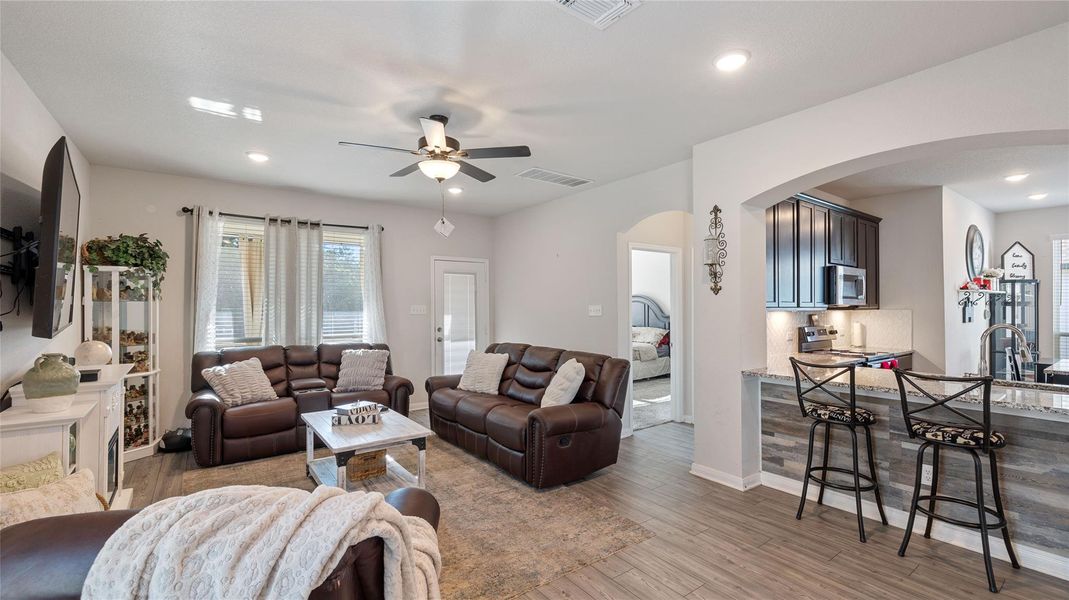 Furnished interior view inside a new home in , Belton (Image 5). Furnished interior view inside a new home in , Belton (Image 5).