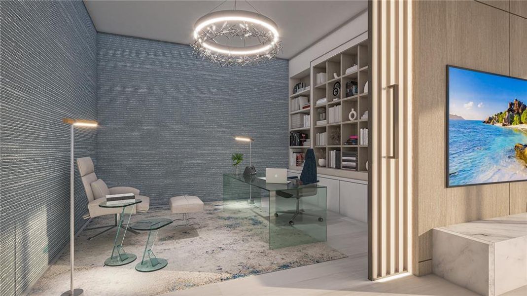 Furnished interior view inside a new home in , Sarasota (Image 3). Furnished interior view inside a new home in , Sarasota (Image 3).