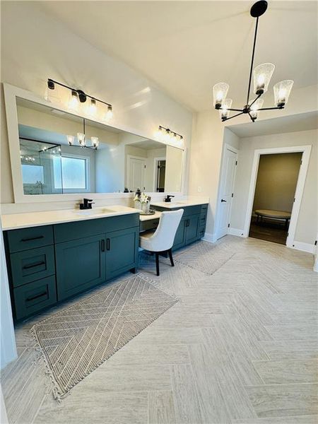 Furnished interior view inside a new home in , Cumming (Image 24).