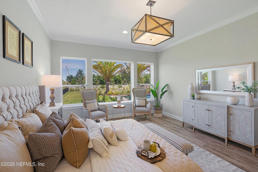 Furnished interior view inside a new home in , Fruit Cove (Image 27).
