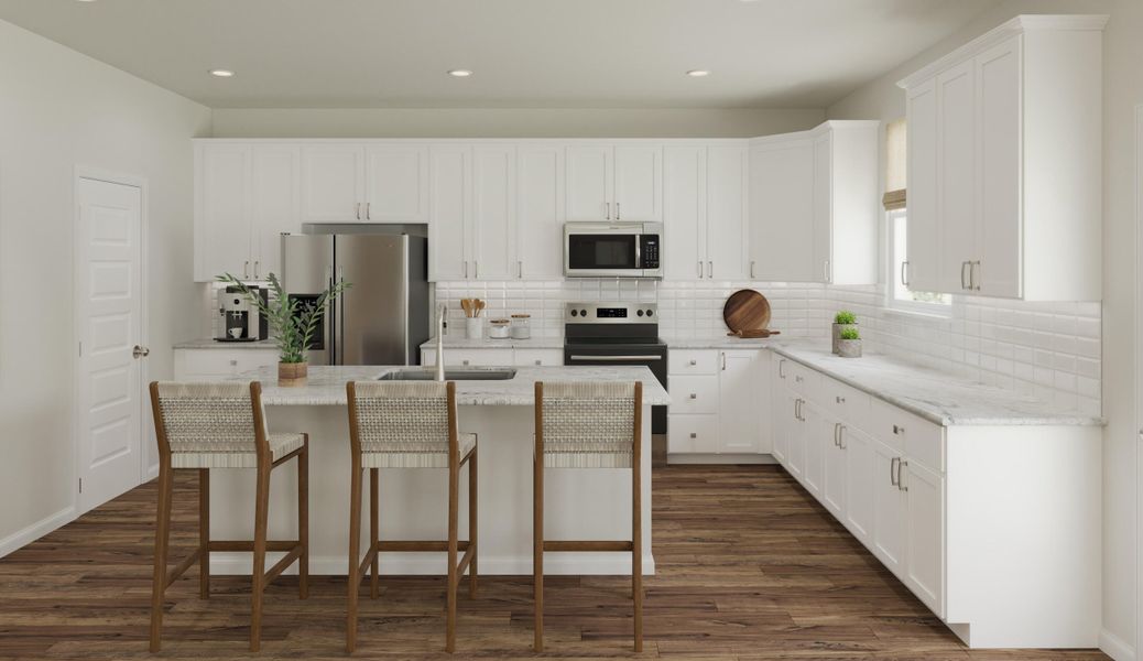 Furnished interior view inside a new home in The Groves of Berkeley, Moncks Corner (Image 3).